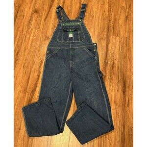 Vintage LIBERTY Denim Overalls 36x32 Men's Carpenter Bib Blue Utility Farm